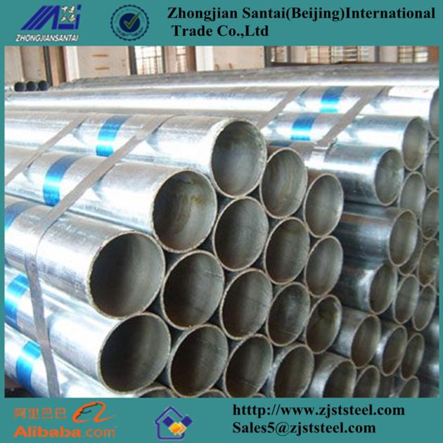 Construction material ASTM A53 galvanized steel pipe