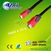 Gold plated metal plug HDMI CABLE