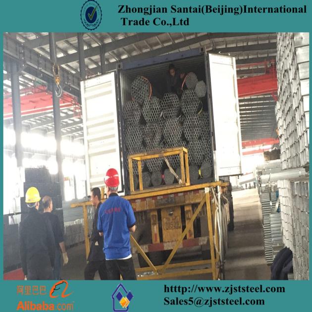 Hot Dipped Galvanized Steel Pipe Threading