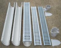 linear water drain systerm fro walkway driveway .commecial places. draina grates