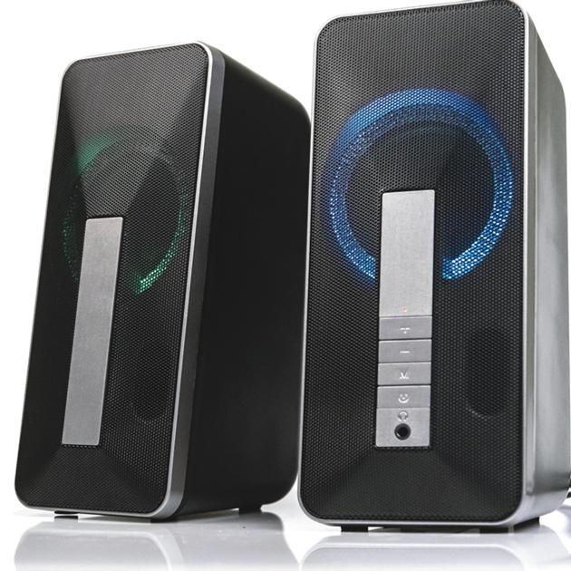 new fashion desk led lamp speaker