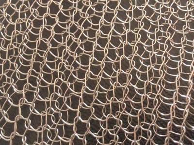 Copper knitted demister mesh