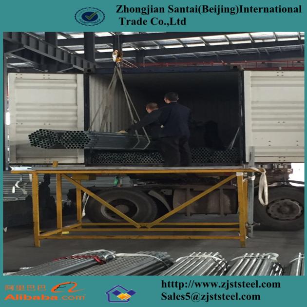 Hot Dipped Galvanized Steel Pipe Threading