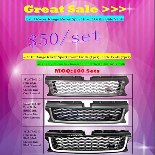 Great Sale 2010 Land Rover Range Rover Sport Front Grille Fender Side Air Vent