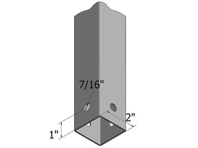 Square Sign Post