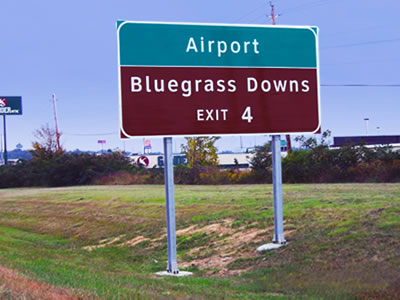 Square Sign Post