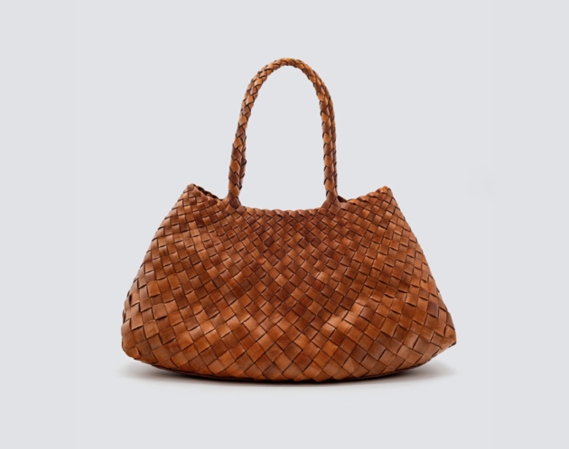 Women leather woven tote bags manufacturer