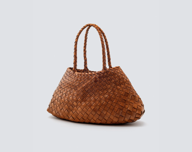 Women Leather Woven Tote Bags Manufacturer