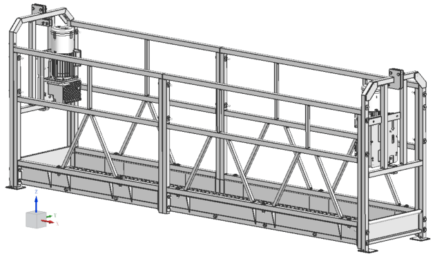 Hot Dip Galavnized Suspended Platfomr