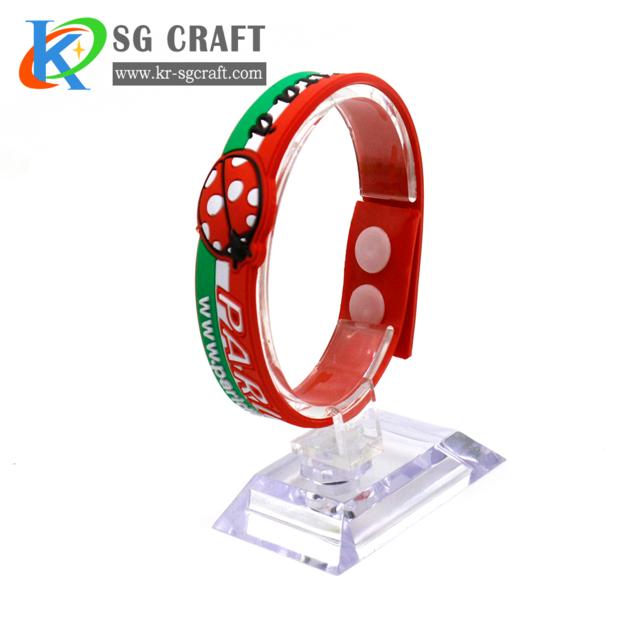 custom logo silicone wristband