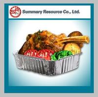 rectangle aluminum foil container for food 