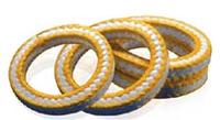 White PTFE Packing with Aramid Corners