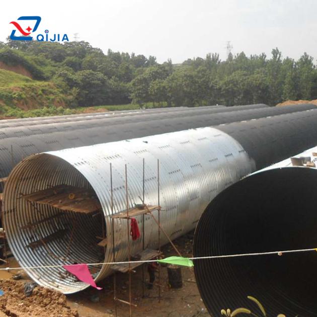 Underground Steel Culvert Multi Plates Assembled