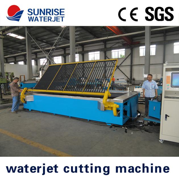 roll-over device waterjet cutter for stone cutting