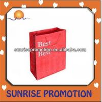 Bright Red Paper Gift Bag