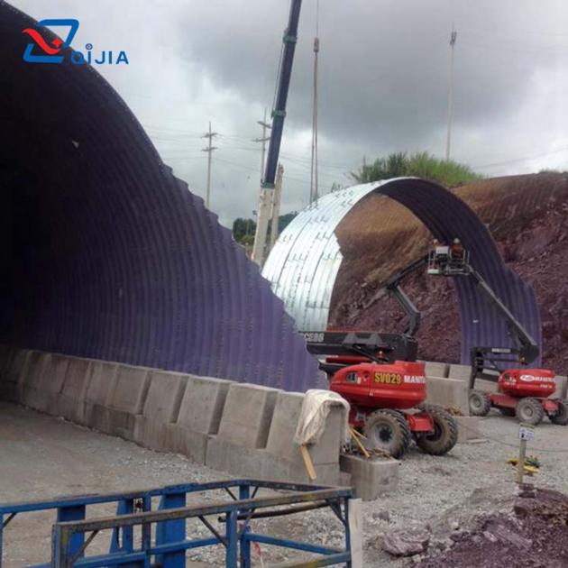 Half Circle Galvanized Corrugated Steel Structure
