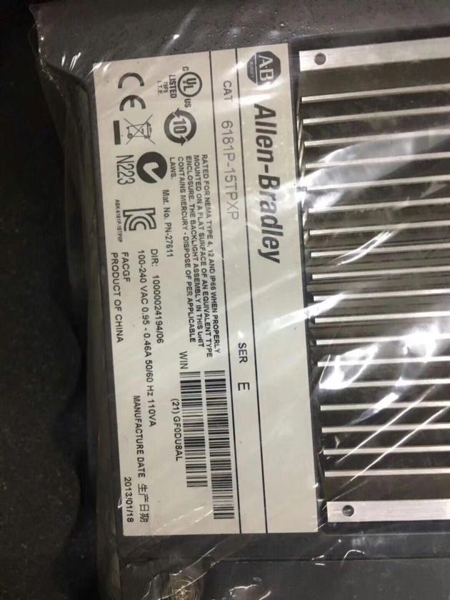 Allen-Bradely 6181P-15TPXP MODULE AUTO PARTS HMI