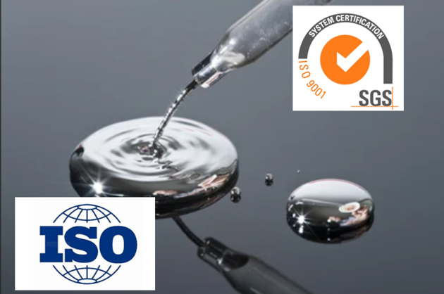 CAS 7439-97-6 98.5%purity Mercury