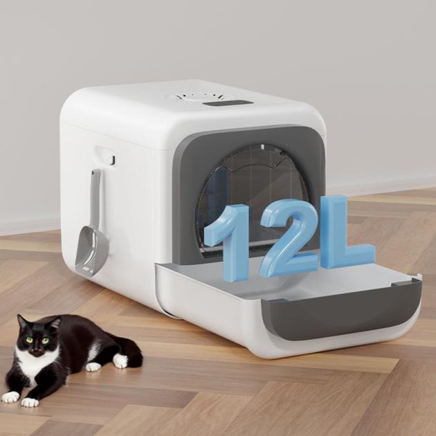 Plasma Odor Control Cat Litter Box