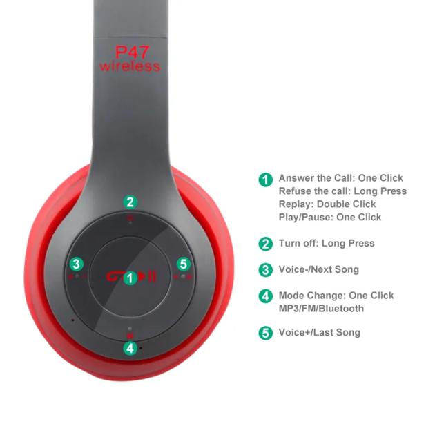 Hot Sales P47 Headset Gaming Noise