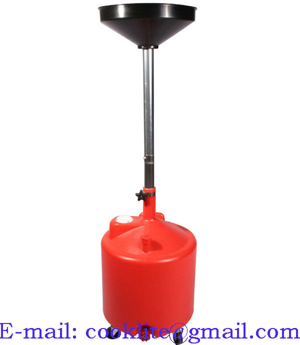 Oelauffangwagen Oelauffangbehaelter Oelwanne Oelauffanggeraet 75 Liter Hoehenverstellbar