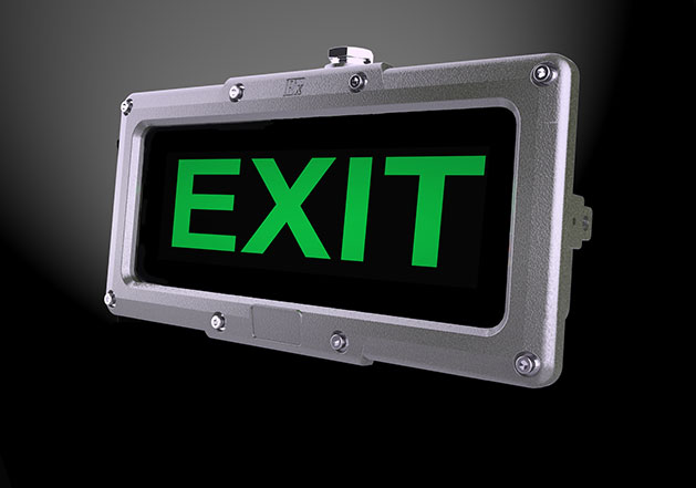 Explosion Proof Led Emergency Exit Sign Lights SES Series