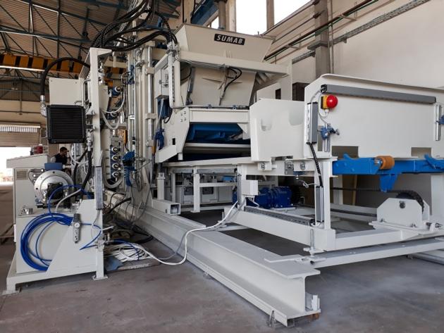 Swedish block machine SUMAB R 500