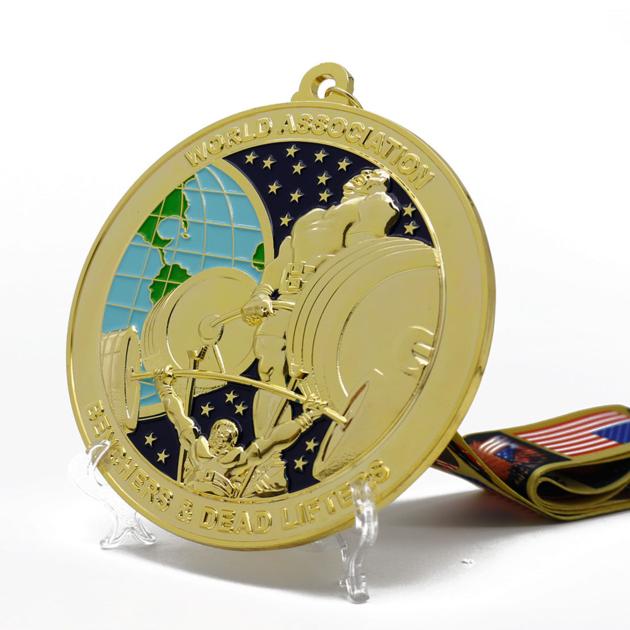 CUSTOMIZED CHEAP GOLD TAEKWONDO METAL FINISHER RUNNING SPORT SHOOTING POWERLIFTING MEDAL