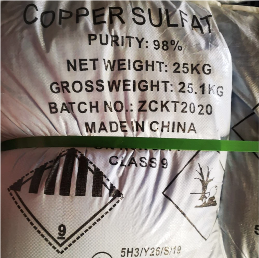 Water Treatment Chemical 98 Crystals CuSo4