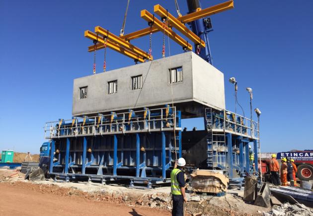 Vibrating tables for the production of concrete interior and exterior wall panels