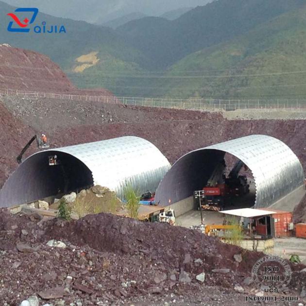 Half Circle Galvanized Corrugated Steel Structure