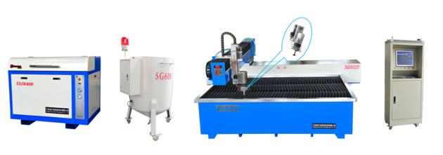 smaller waterjet cutting machine for mirror cutting