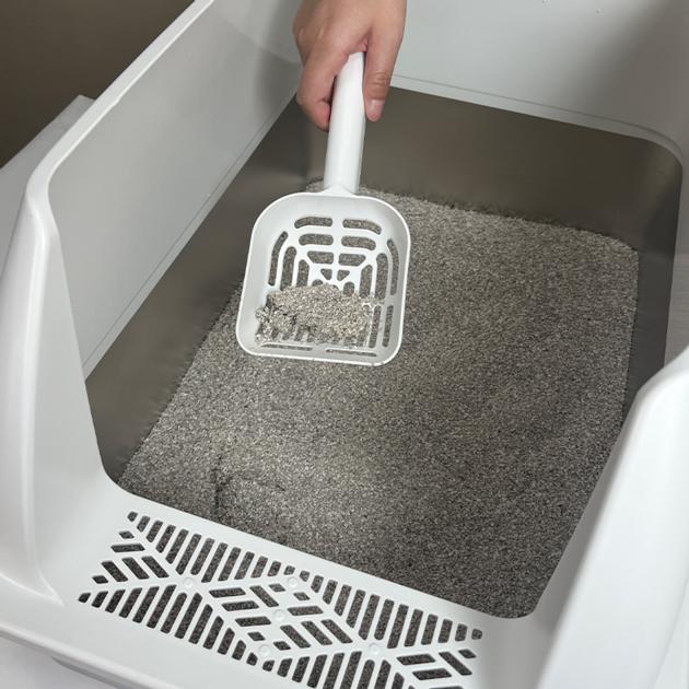Enclosed Stainless Steel Cat Litter Box