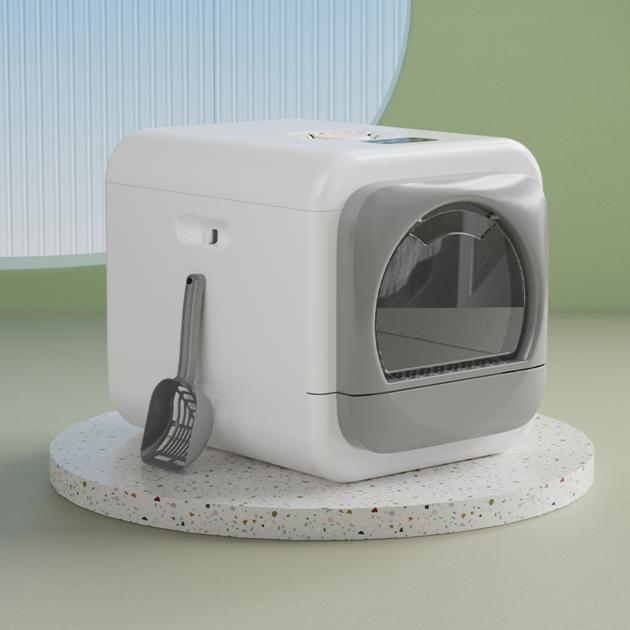 Plasma Odor Control Cat Litter Box