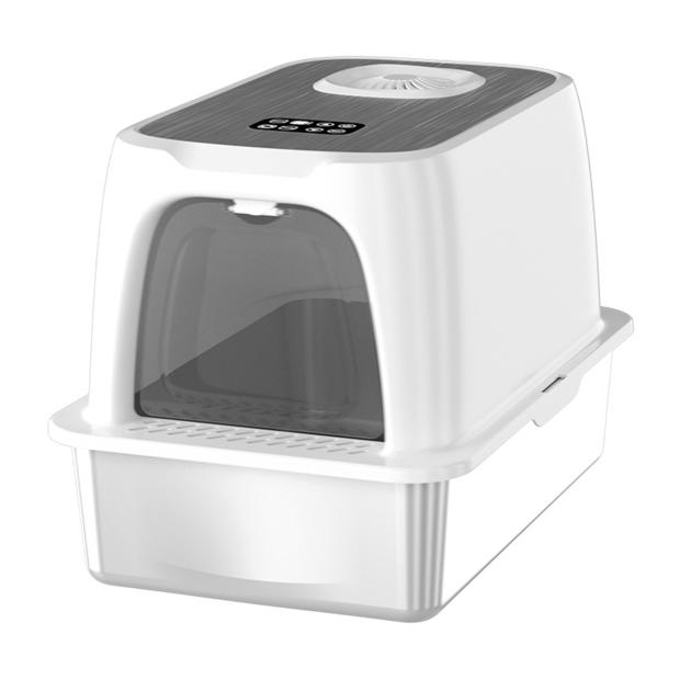 Deodorant Stainless Steel Cat Litter Box