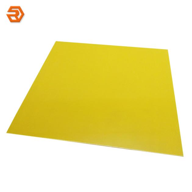 Yellow Epoxy Fiberglass Cloth Laminate Sheet FR4