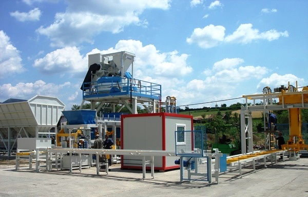 Block production line SUMAB R 1000 Sweden