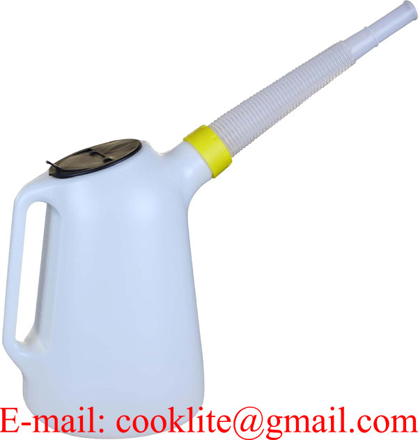 Cool Water Canister 8L Polyethylene(HDPE) Watering Can Oil Fuel Measuring Jug Plastic Pouring Pitche