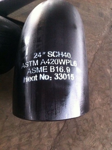 ASTM A420 WPL6 pipe fittings elbow tee reducer cap cross