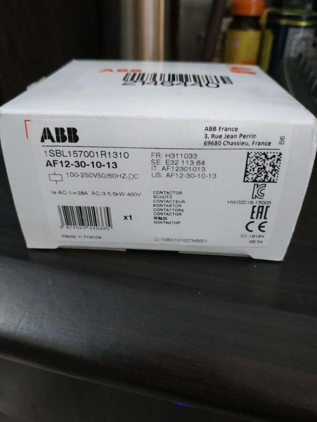 ABB AF12-30-10-13 (3 POLE) AC contactor