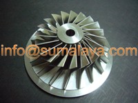 Centrifugal Compressors, 5-axis machining, CNC machining, billet compressor wheel, billet turbo