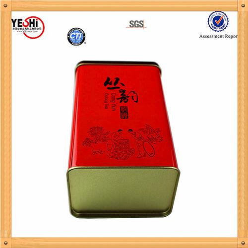 China metal tea tin box/ tea tin box