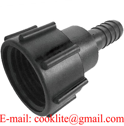 PP IBC Tank Adapter/Coupling DIN 61 Adaptor with 1" Hose Barb
