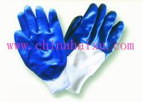 dipped nitrile safety gloves