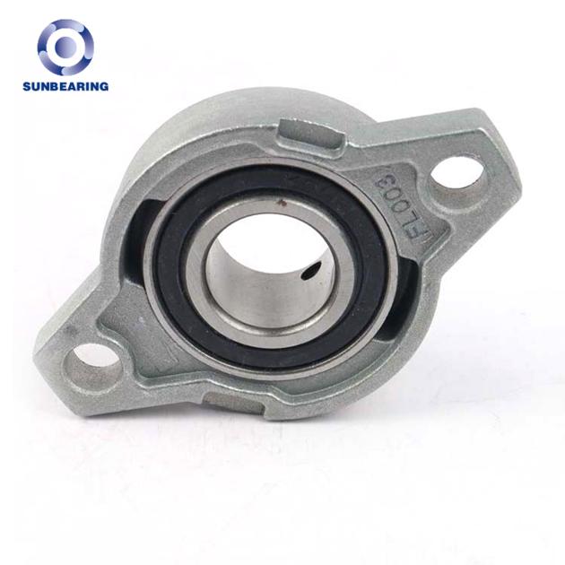 SUNBEARING UFL003 Pillow Block Bearing Silver 17*71*46mm