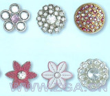 Sell Fancy Metal Buttons With Acrylic Stones Or Rhinestones