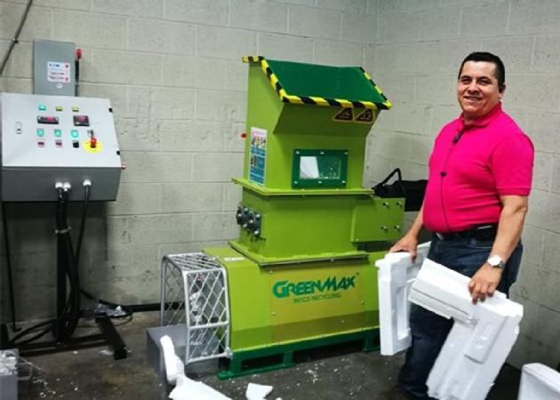 A total solutions styrofoam recycling-GREENMAX Mars C200 compactor