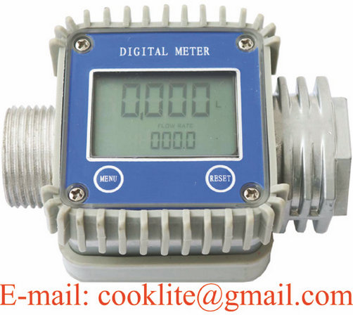 Fuel Diesel Gasoline Kerosene Oil Gear Flow Meter / Digital Flow Meter