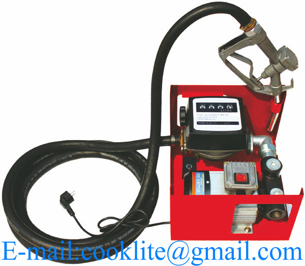 Wall Mount Diesel Dispenser / Oil Fuel Transfer Pump Kit AC 110V 230V