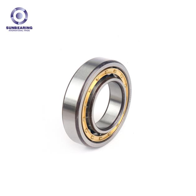 NU206EM Cylindrical Roller Bearing Silver 30*62*16mm Chrome Steel GCR15 SUNBEARING